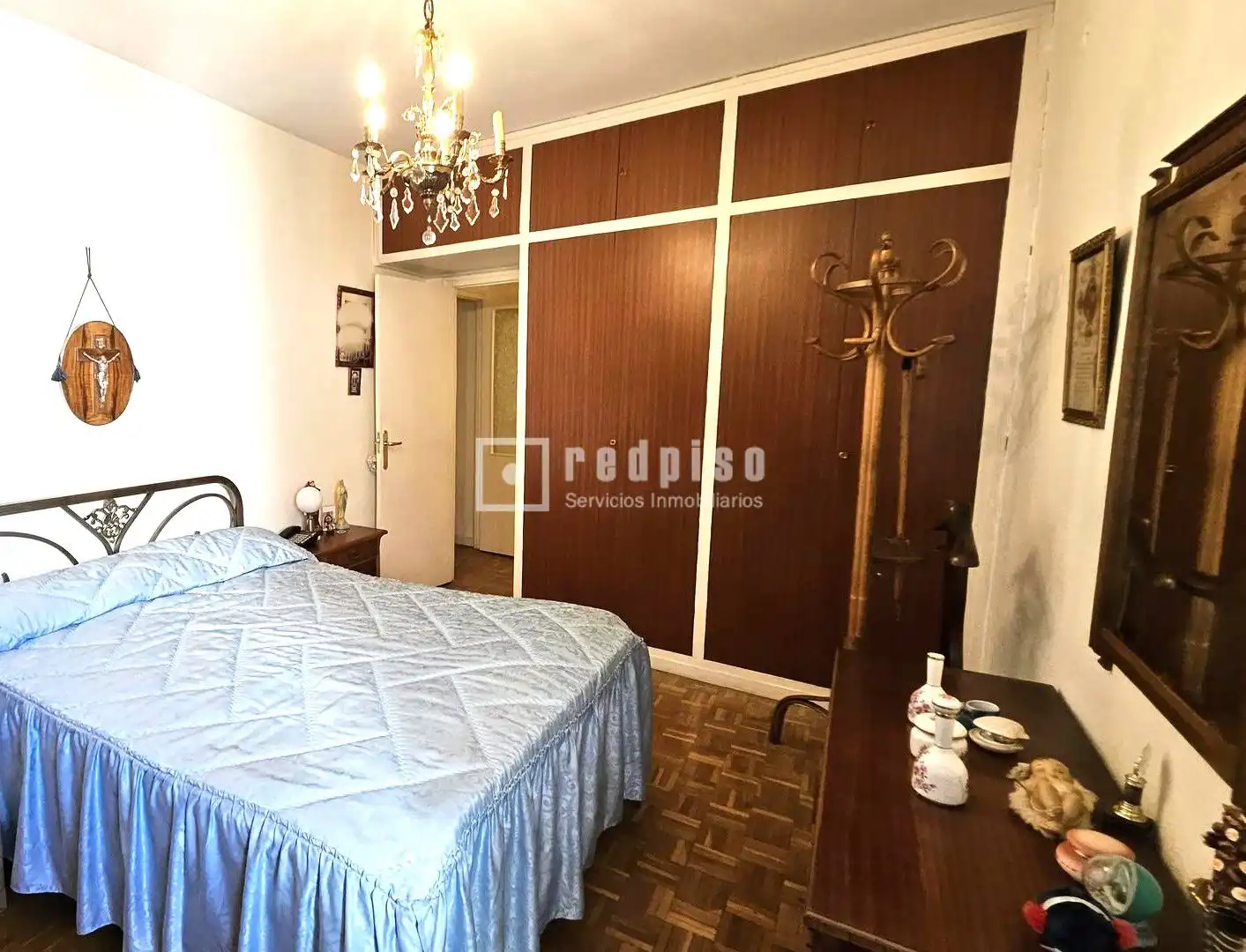 Bedroom of Flat for sale in Madrid  with Heating, Parquet flooring and Terrace