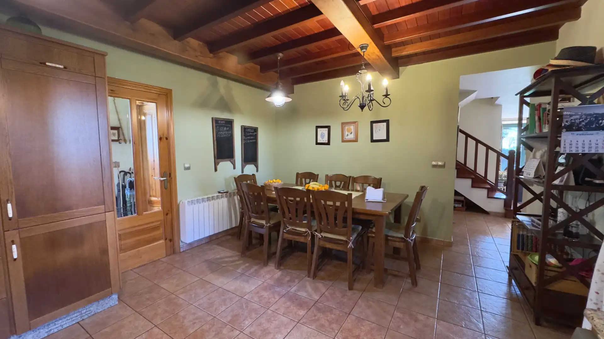 Dining room of Houses for sale in Fene  with Heating, Private garden and Parquet flooring