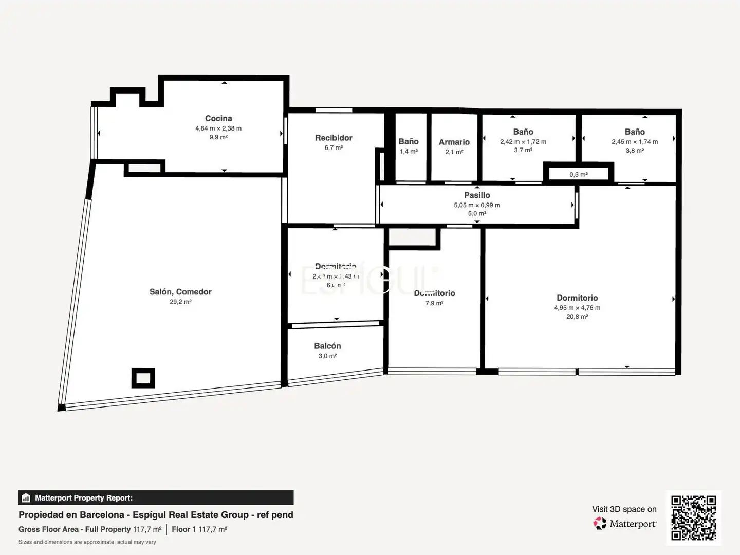 Piso en venta en Barcelona con Aire acondicionado, Calefacción y Terraza