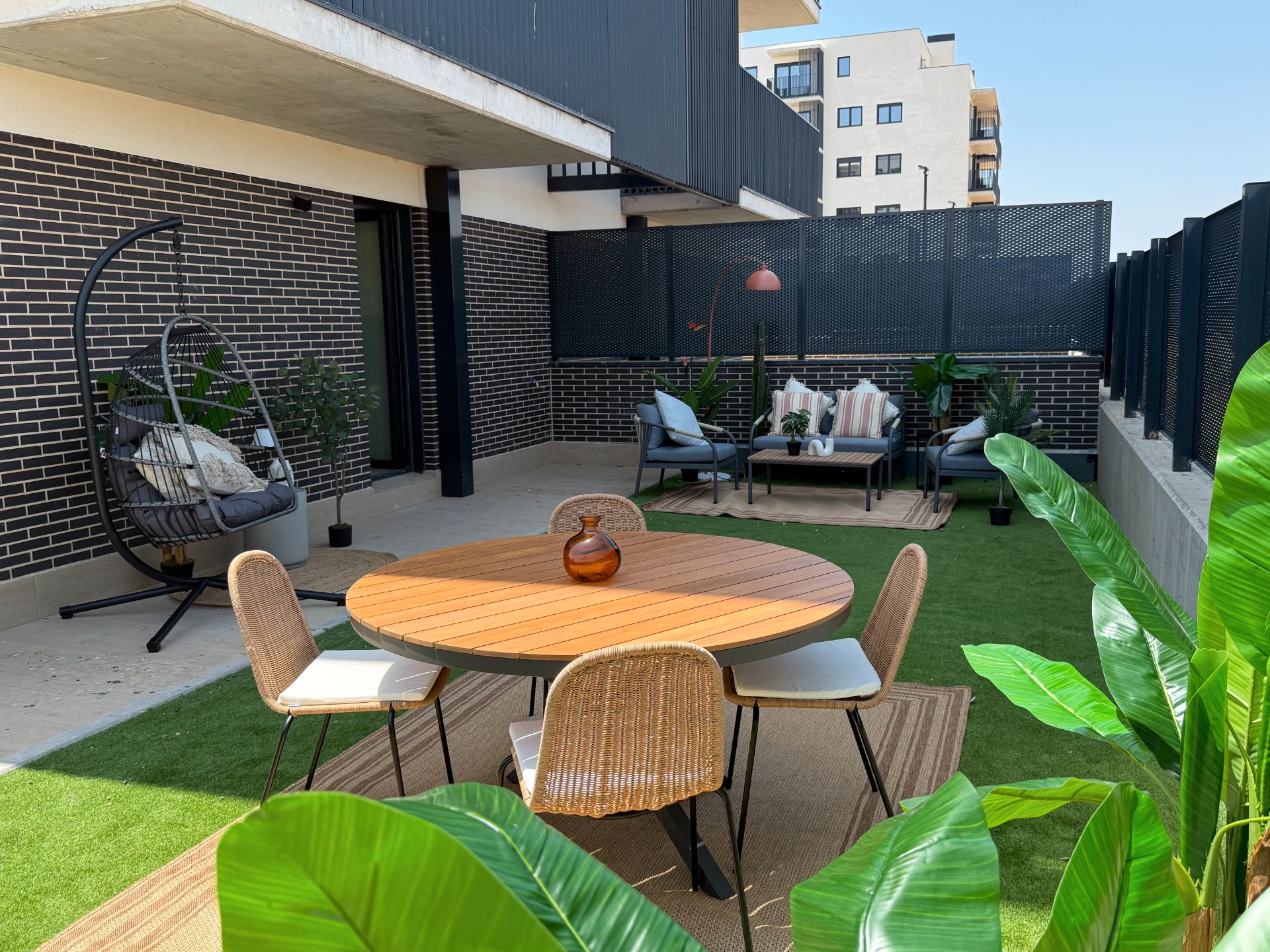 Terrace of Planta baja to rent in Alcalá de Henares  with Air Conditioner, Private garden and Storage room