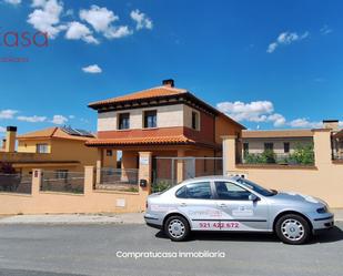 Exterior view of House or chalet to rent in Torrecaballeros  with Heating, Private garden and Terrace