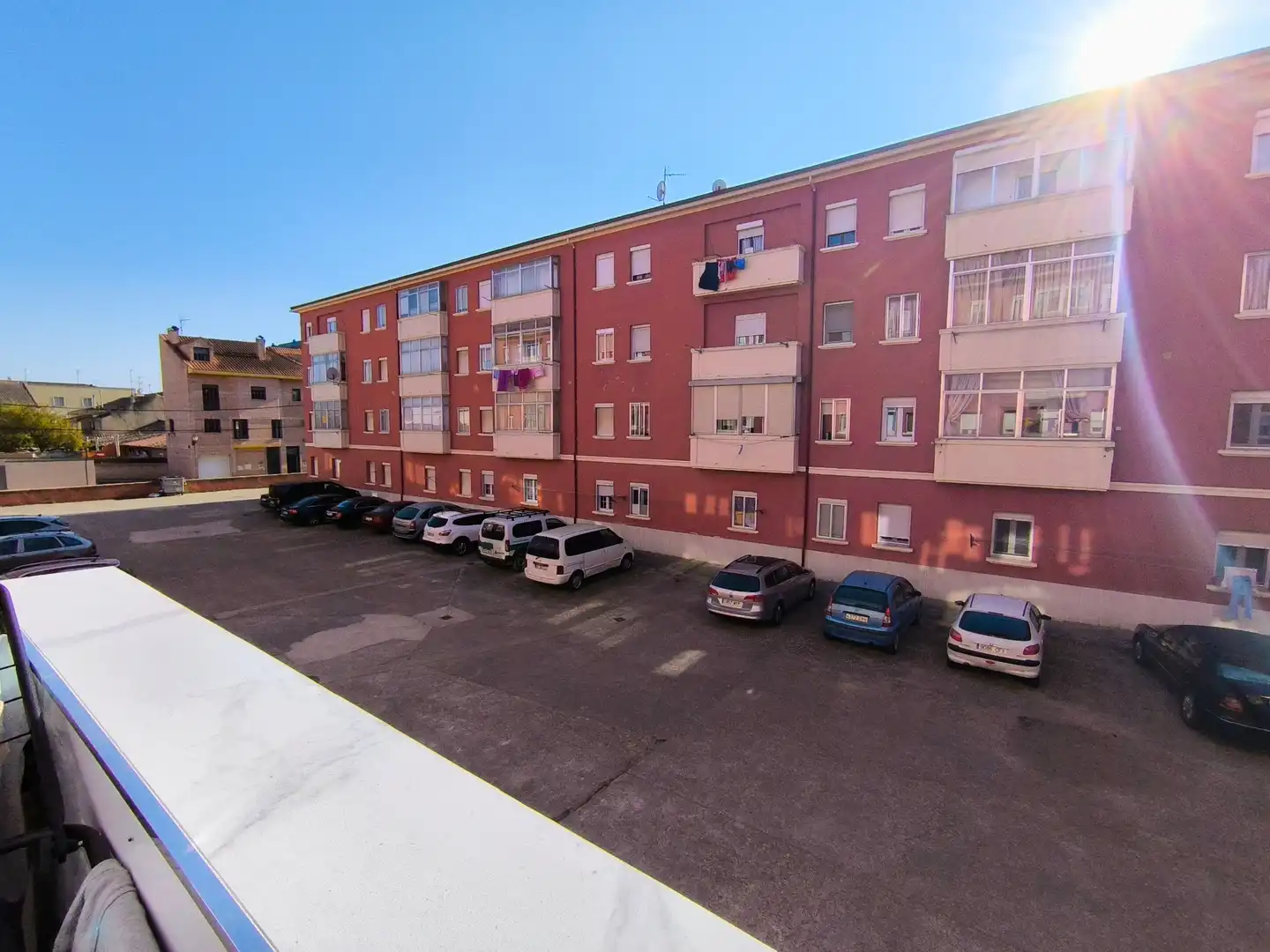 Exterior view of Flat for sale in Venta de Baños  with Heating, Terrace and Furnished