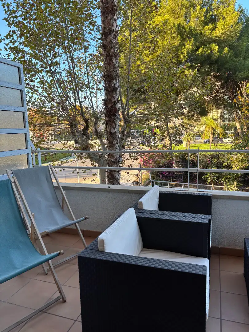 Terraza de Apartamento de alquiler en L'Alfàs del Pi con Aire acondicionado, Calefacción y Terraza