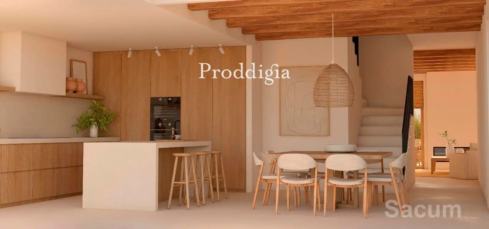 Kitchen of Detached homes for sale in Sant Cugat del Vallès  with Air Conditioner, Heating and Terrace