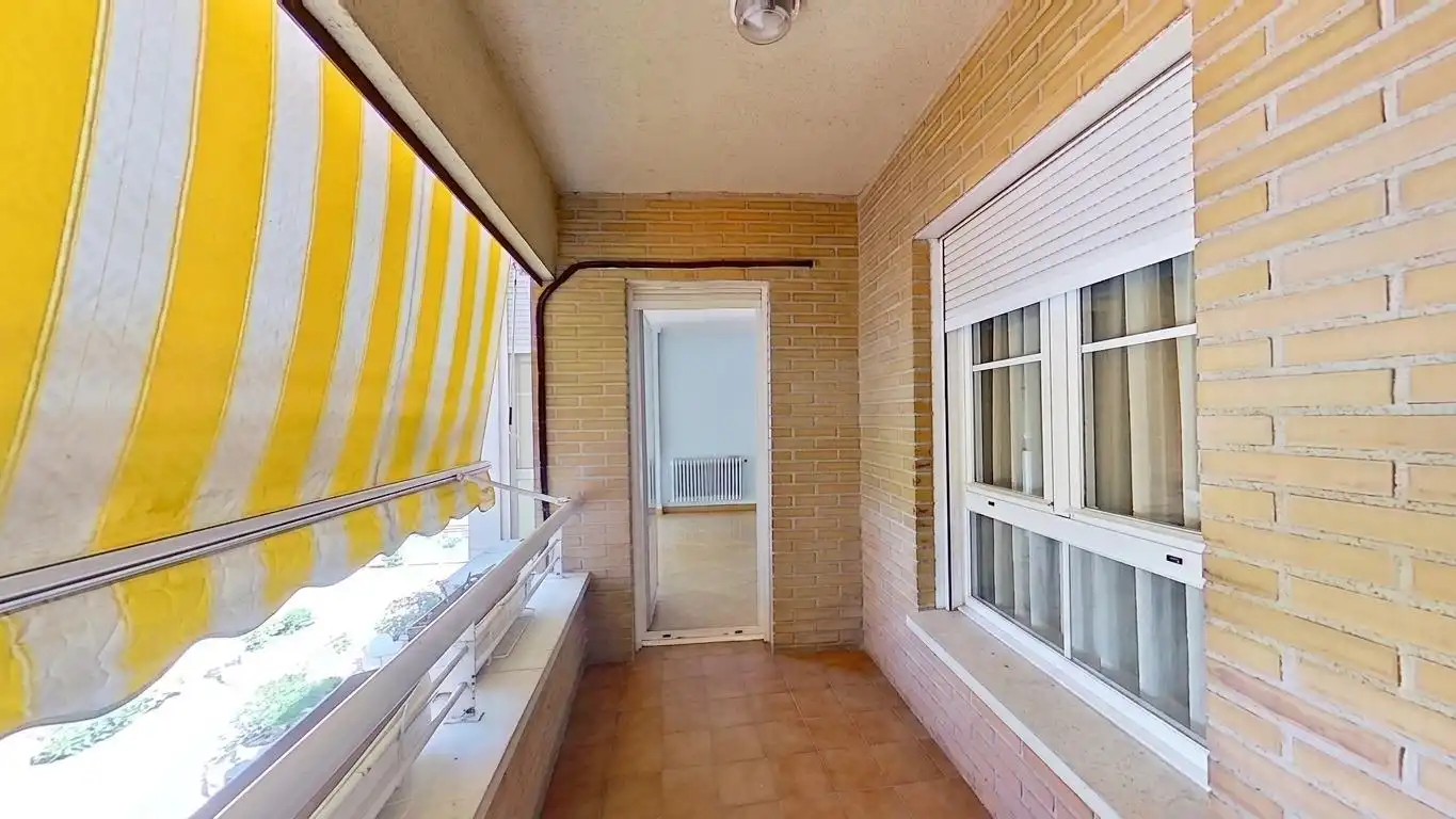 Balcony of Flat for sale in Getafe  with Private garden, Parquet flooring and Terrace