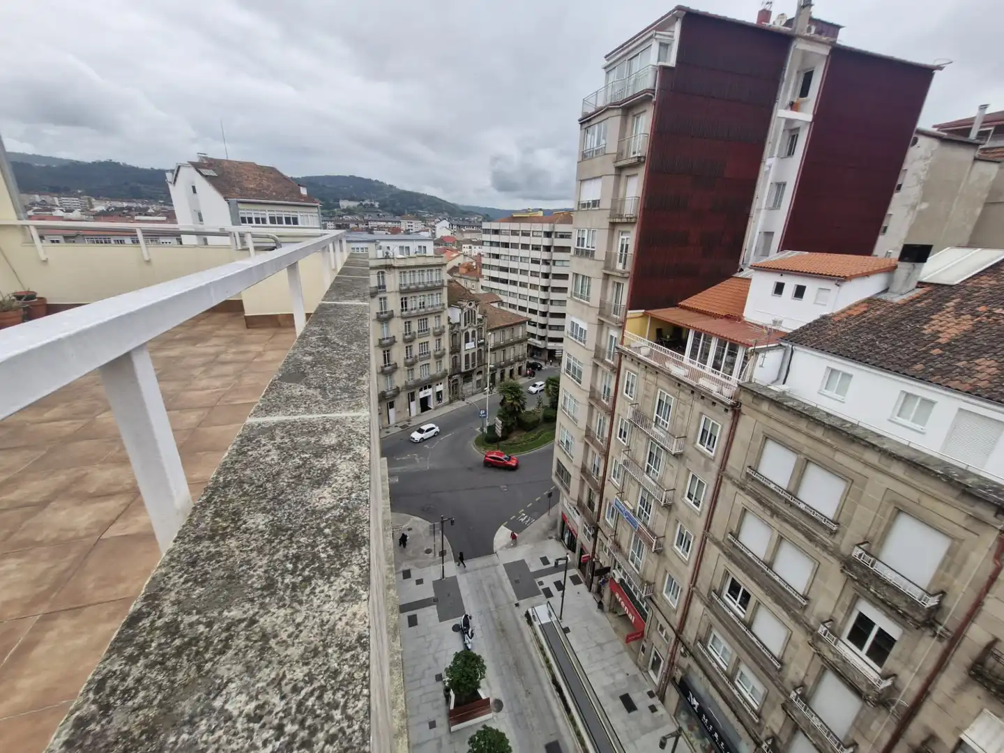 Exterior view of Flat for sale in Ourense Capital   with Heating, Parquet flooring and Terrace