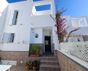 Exterior view of Single-family semi-detached for sale in Mojácar  with Air Conditioner, Private garden and Terrace