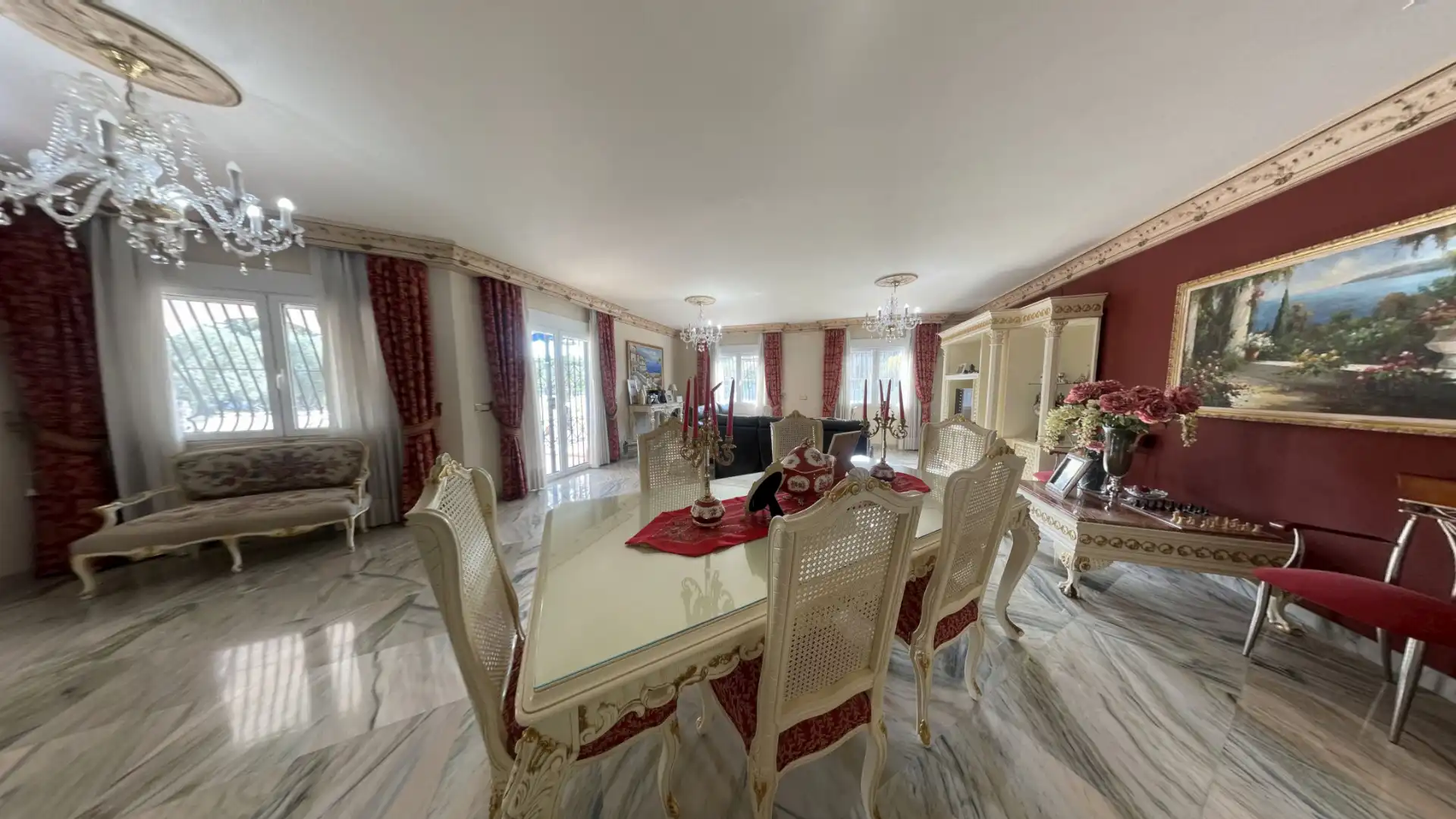 Dining room of Houses for sale in San Vicente del Raspeig / Sant Vicent del Raspeig  with Air Conditioner, Heating and Private garden