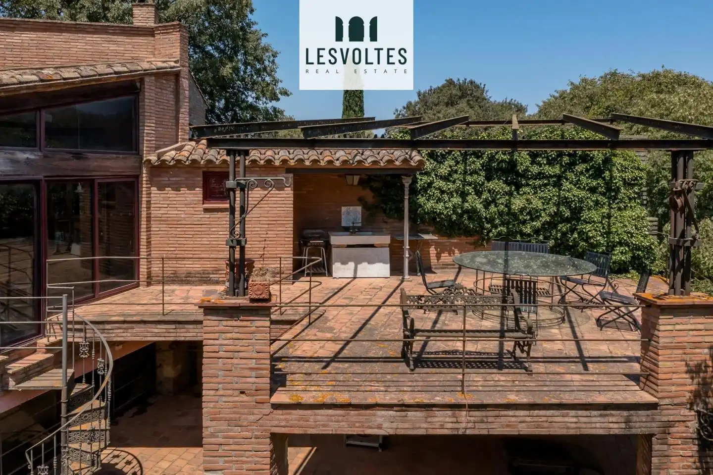 Terraza de Casa o chalet en venta en Sant Martí Vell con Aire acondicionado, Calefacción y Jardín privado