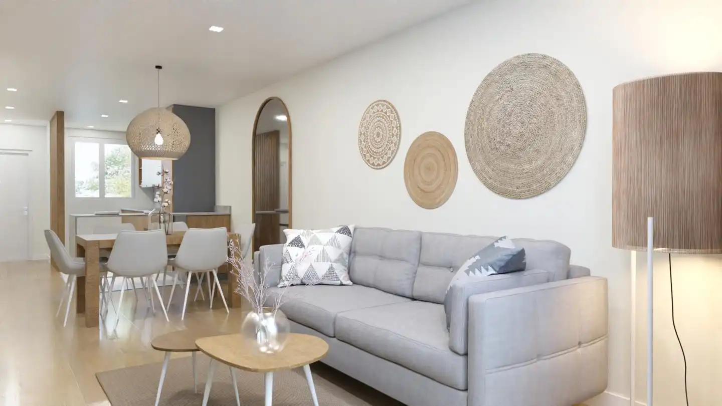 Wohnzimmer von Wohnung zum Verkauf in Villadiego mit Heizung