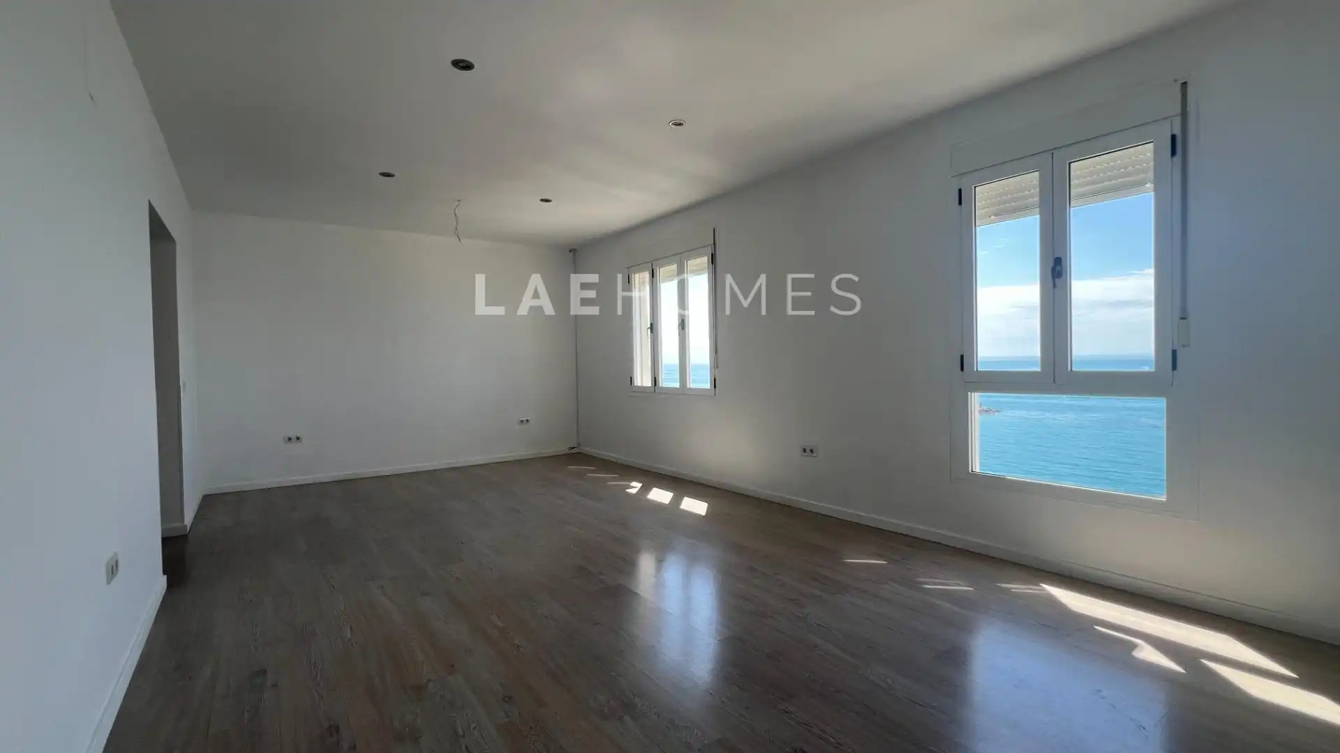 Wohnzimmer von Dachboden zur Miete in Málaga mit Parkett