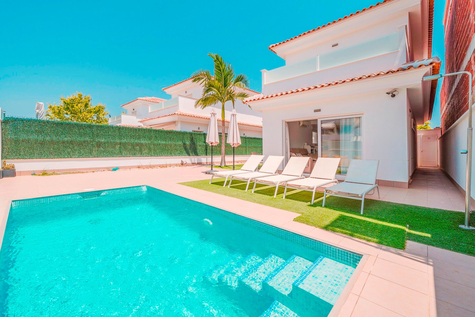 Piscina de Casa o chalet de alquiler en San Pedro del Pinatar con Piscina