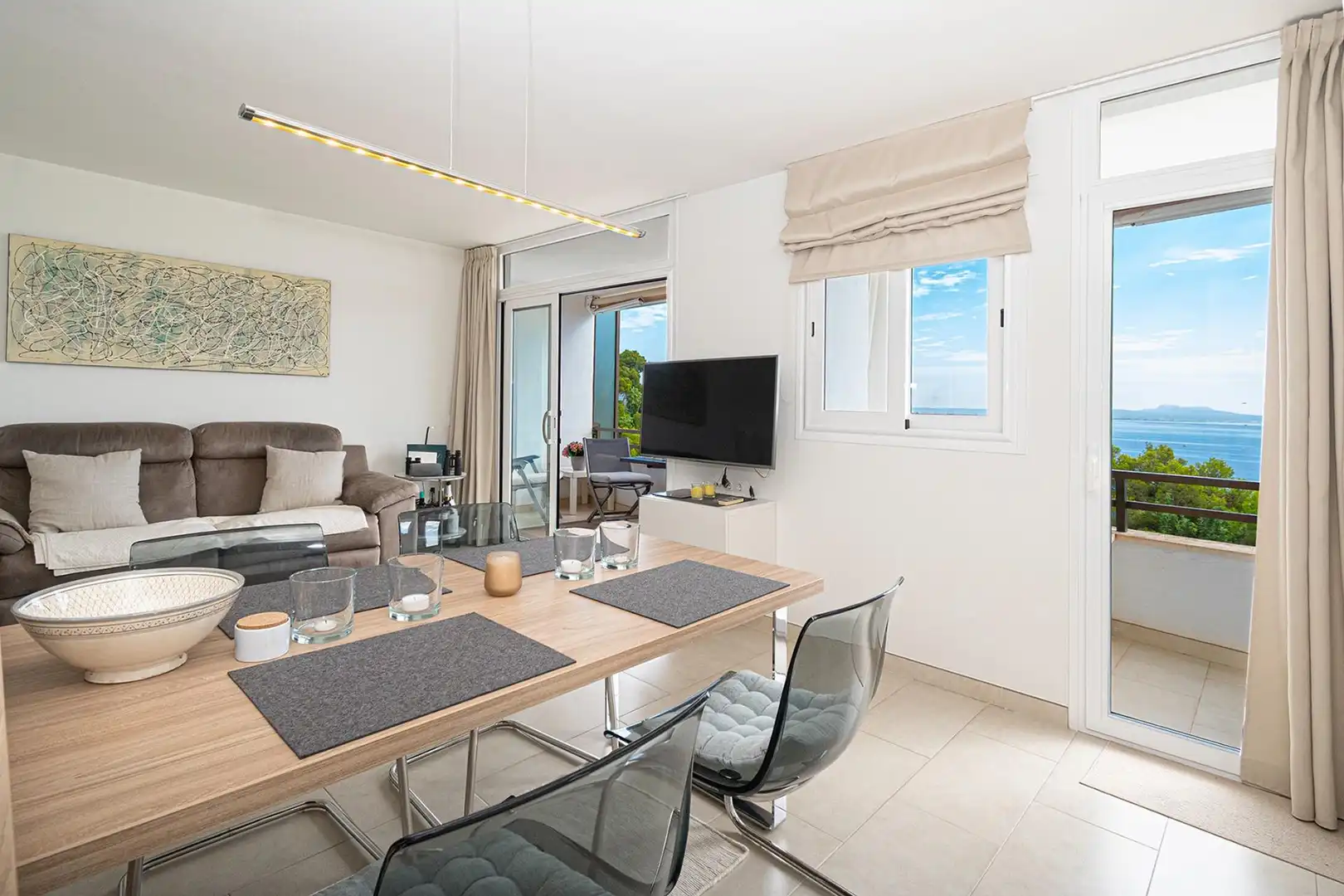 Menjador de Apartament de lloguer en Cas Català - Illetes