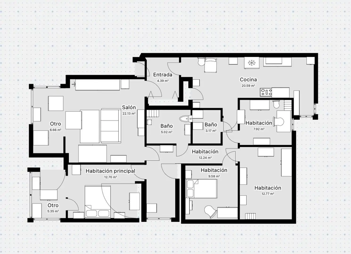 Flat for sale in Córdoba  with Air Conditioner, Heating and Terrace