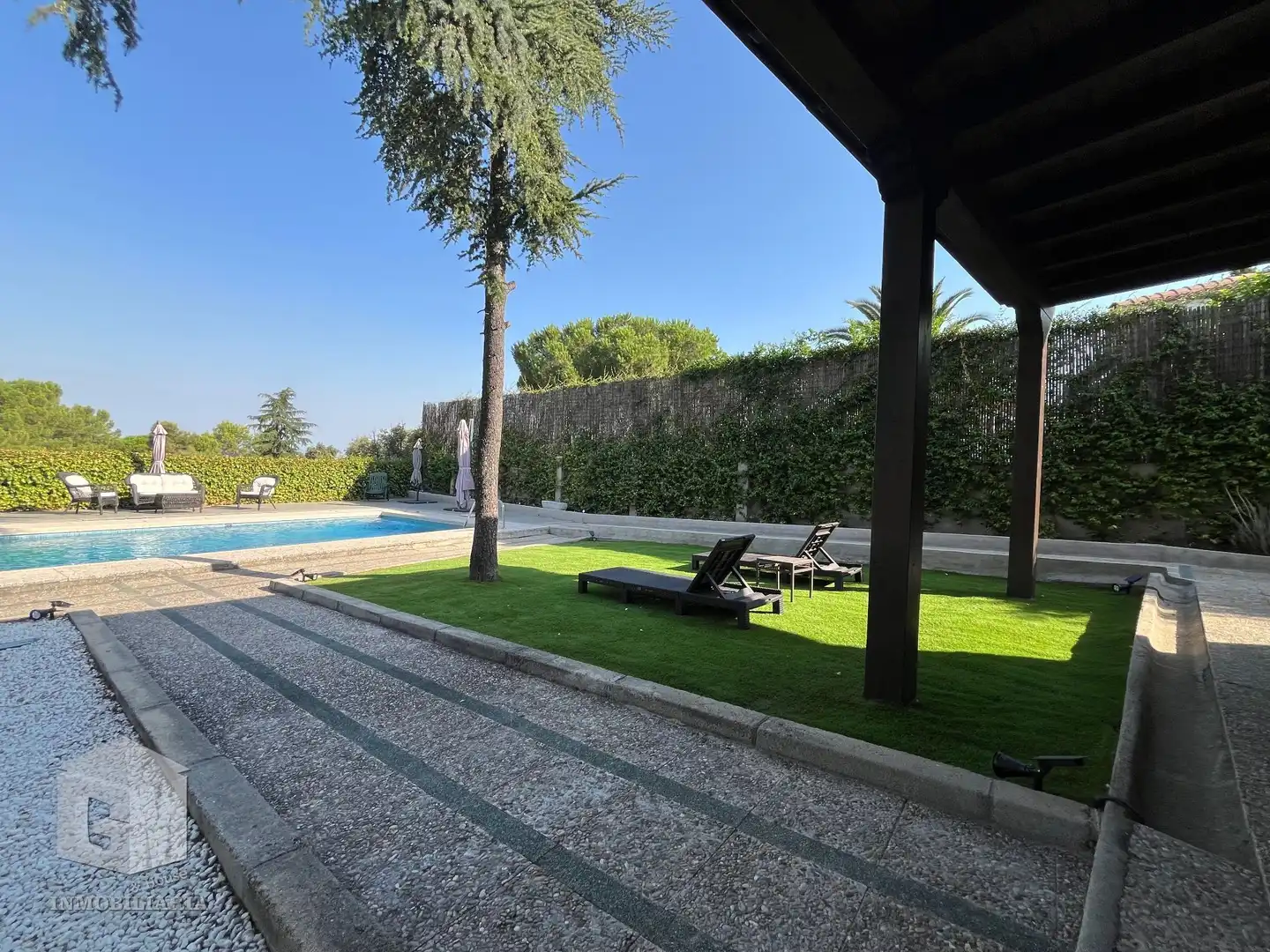 Piscina de Casa o chalet de alquiler en Batres con Aire acondicionado, Calefacción y Jardín privado