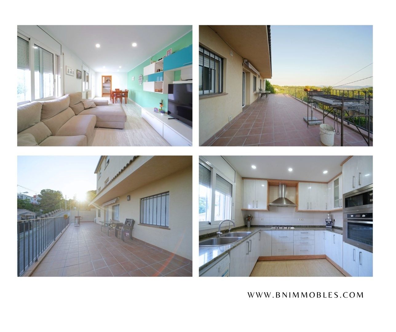 Vista exterior de Casa o chalet en venta en Rubí con Terraza