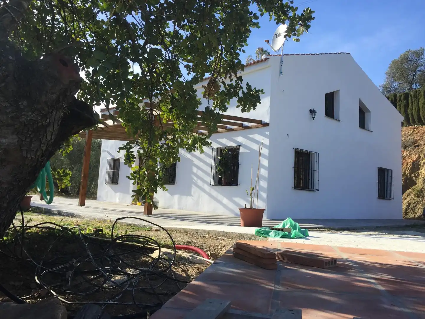 Garden of Country homes for rent in Galera  with Private garden, Swimming Pool and Oven