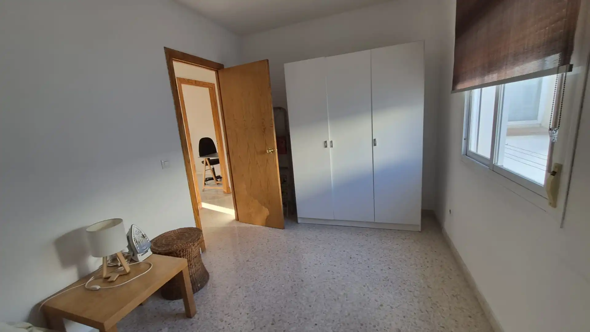 Bedroom of Flat for sale in Algeciras  with Air Conditioner, Terrace and Furnished