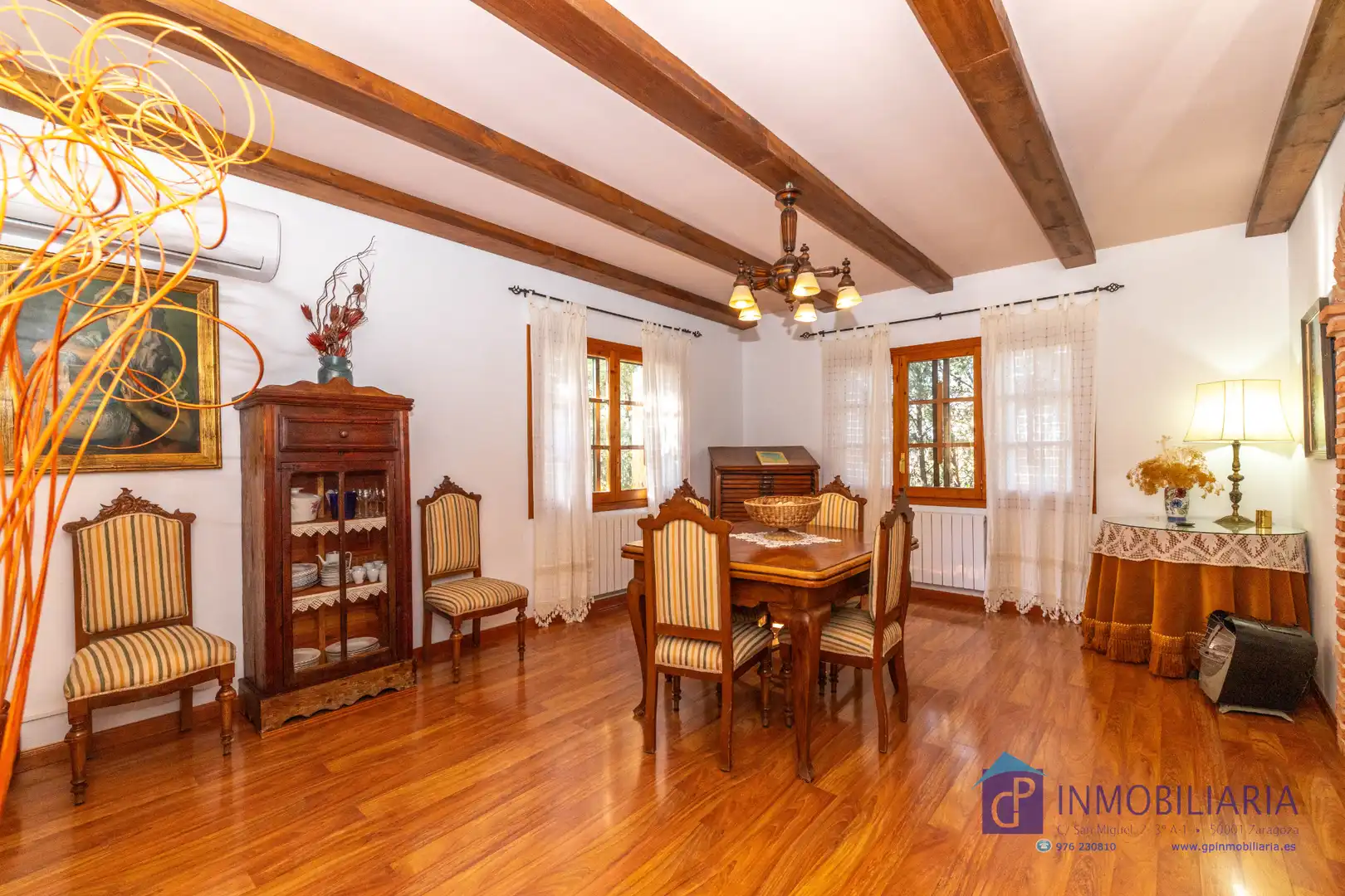 Comedor de Casa o chalet en venta en Quinto con Aire acondicionado, Calefacción y Jardín privado