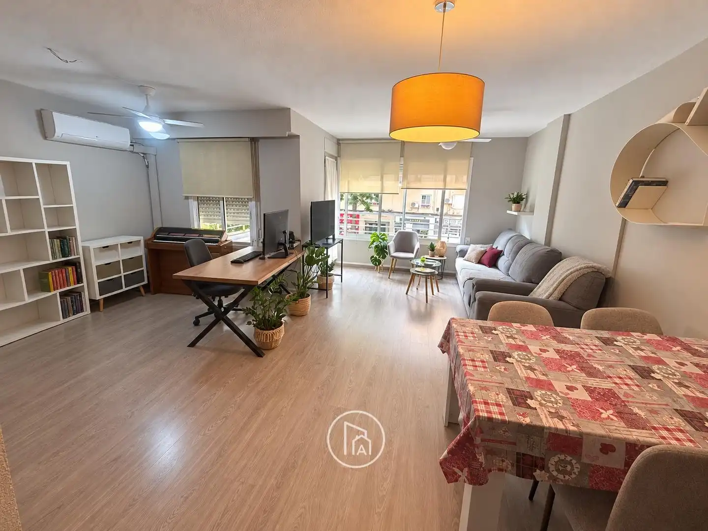Wohnzimmer von Wohnung zum Verkauf in Valencia mit Klimaanlage, Terrasse und Balkon