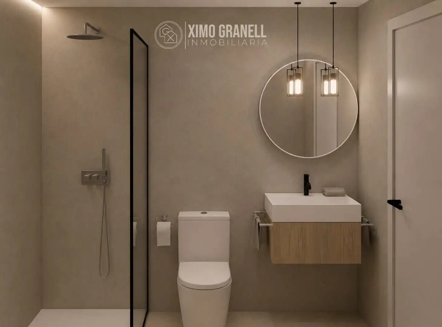 Badezimmer von Wohnung zum Verkauf in La Vall d'Uixó mit Klimaanlage und Heizung