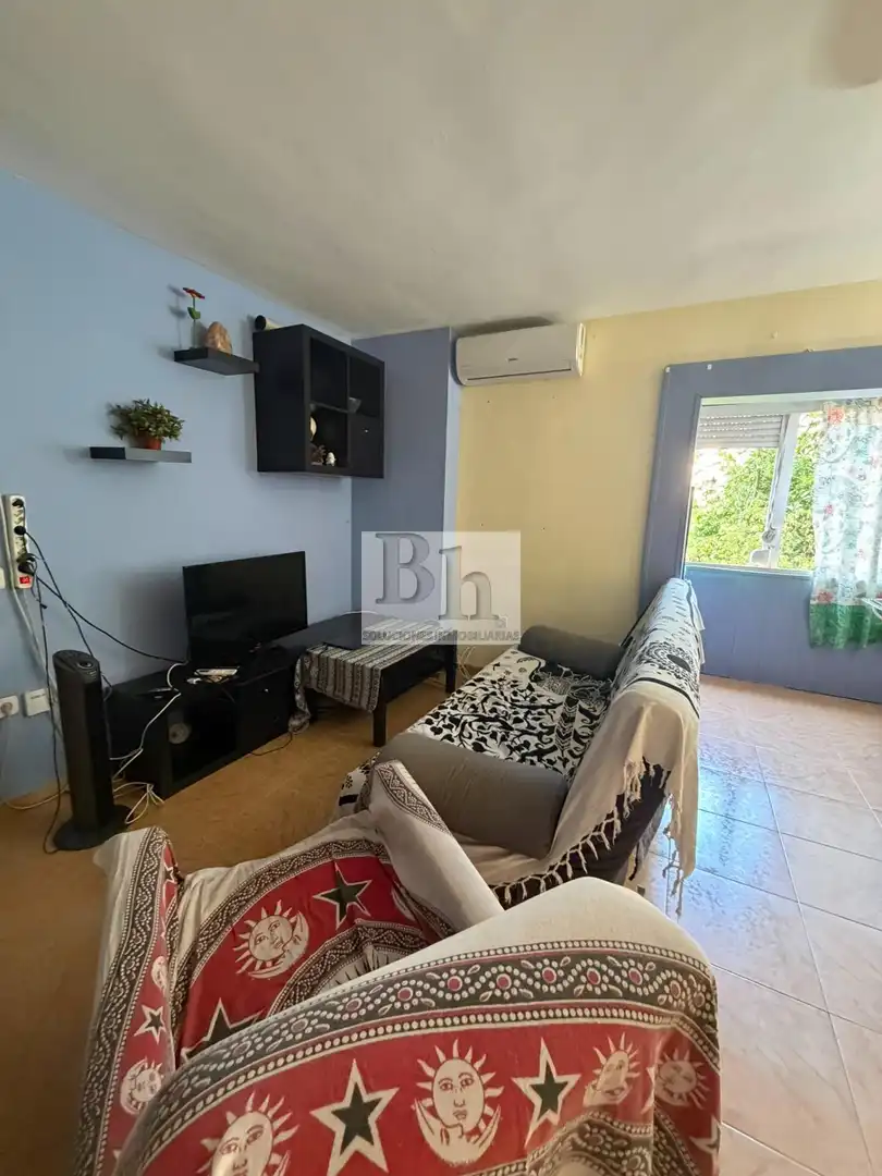 Sala d'estar de Pis en venda en Málaga amb Aire condicionat i Terrassa