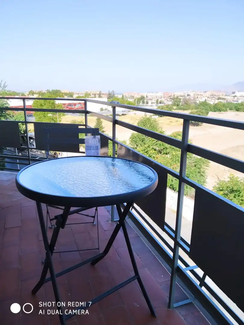 Terraza de Piso de alquiler en Granada con Terraza y Amueblado