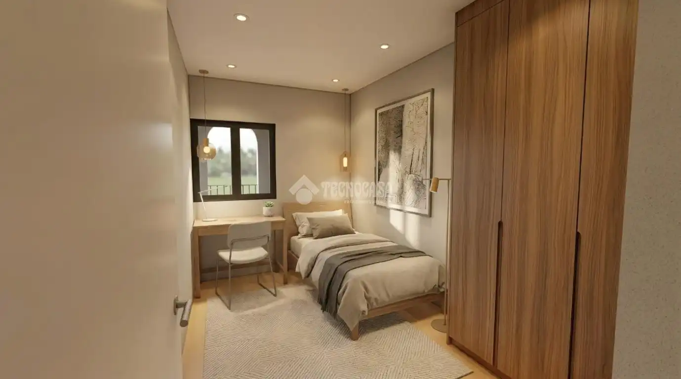 Habitación de Casa adosada en venta en Sant Adrià de Besòs con Aire acondicionado, Calefacción y Terraza