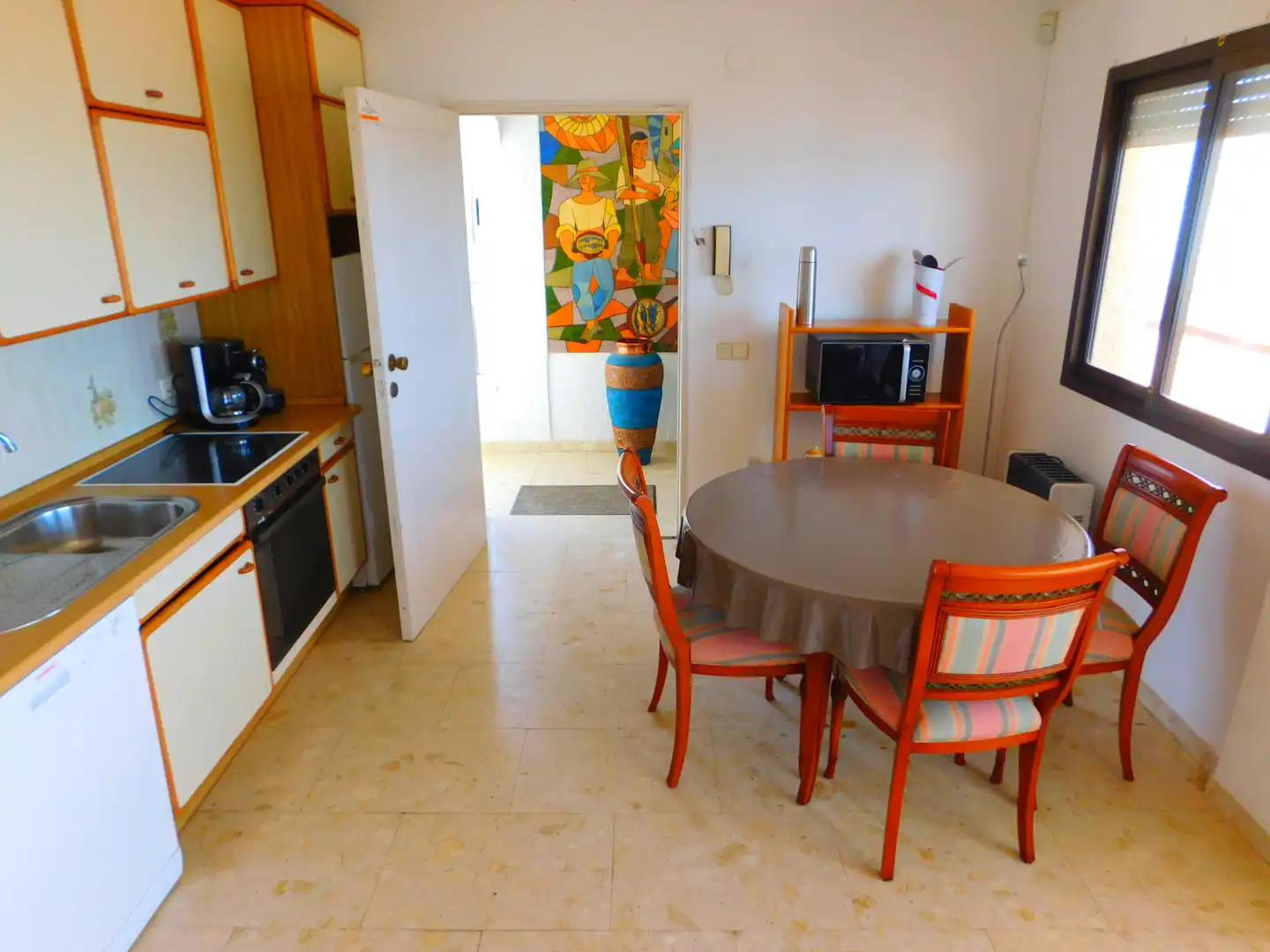 Kitchen of Attic for sale in Roses  with Air Conditioner, Heating and Terrace