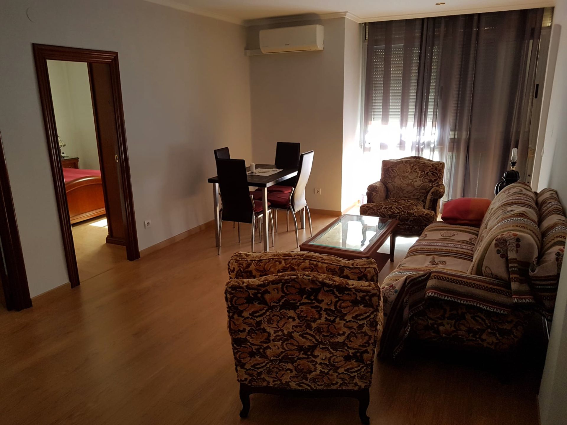 Sala d'estar de Pis en venda en  Valencia Capital amb Aire condicionat, Moblat i Balcó