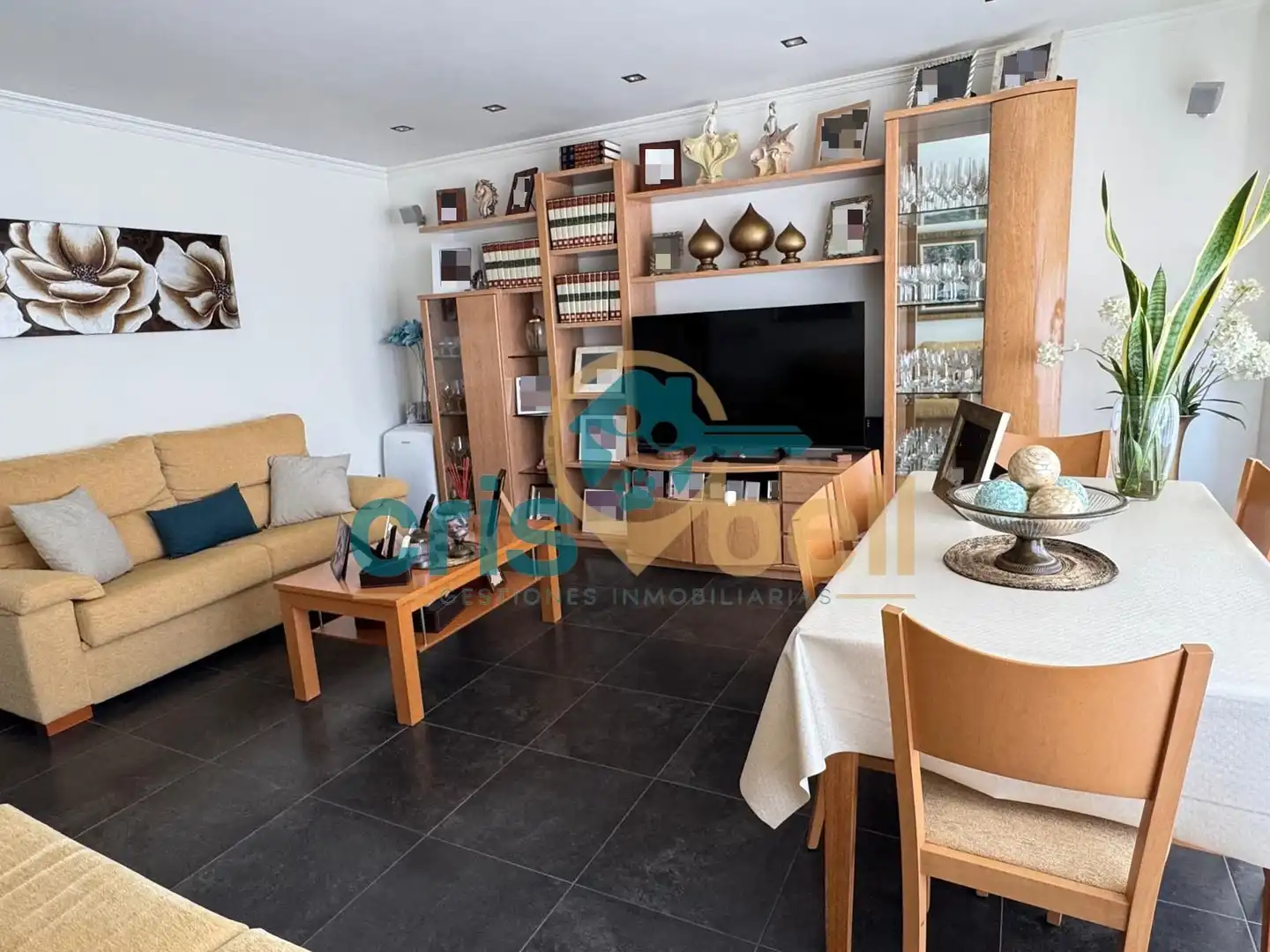 Sala de estar de Piso en venta en Lorca con Aire acondicionado, Trastero y Amueblado