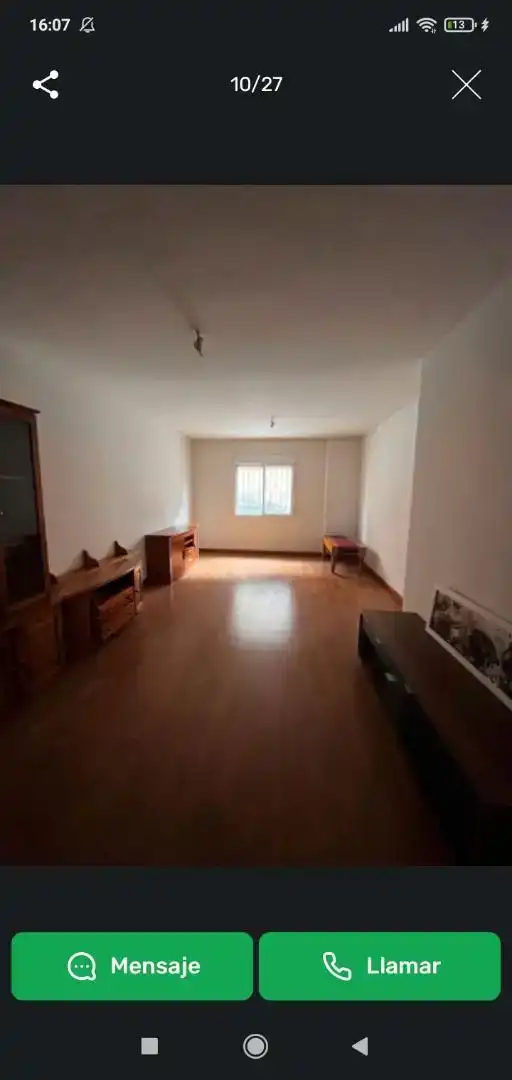 Sala d'estar de Pis en venda en Mancha Real amb Aire condicionat, Jardí privat i Parquet