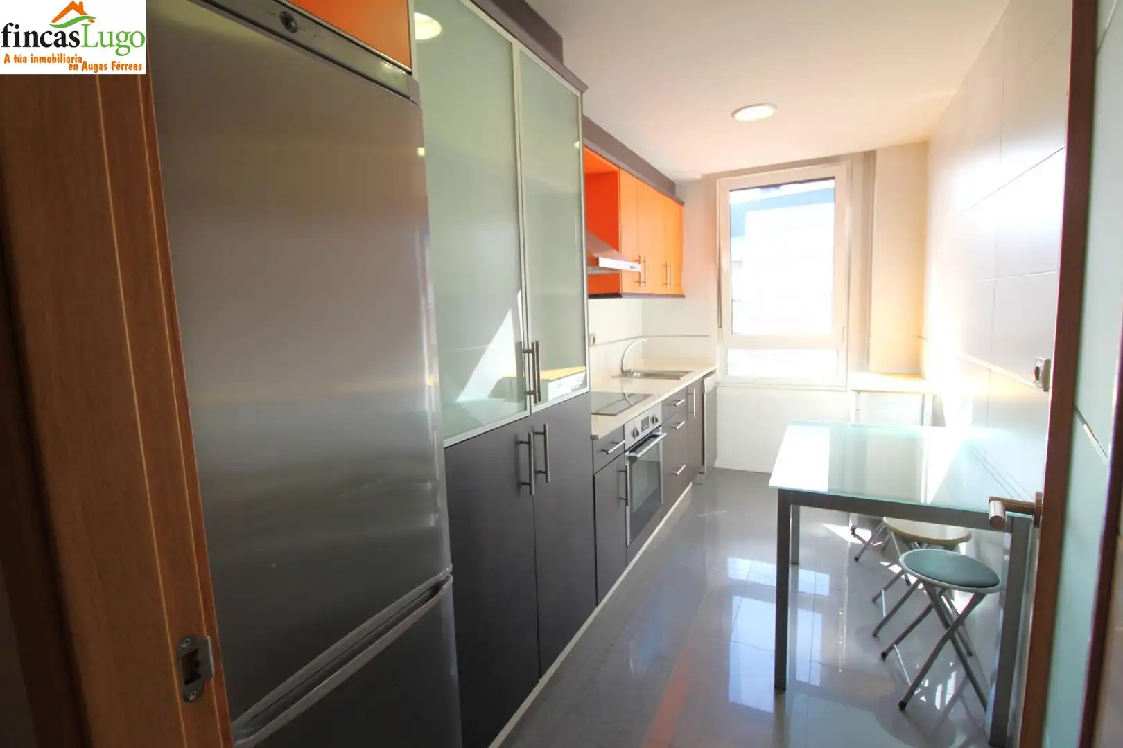 Kitchen of Flat for rent in Lugo  with Heating and Furnished