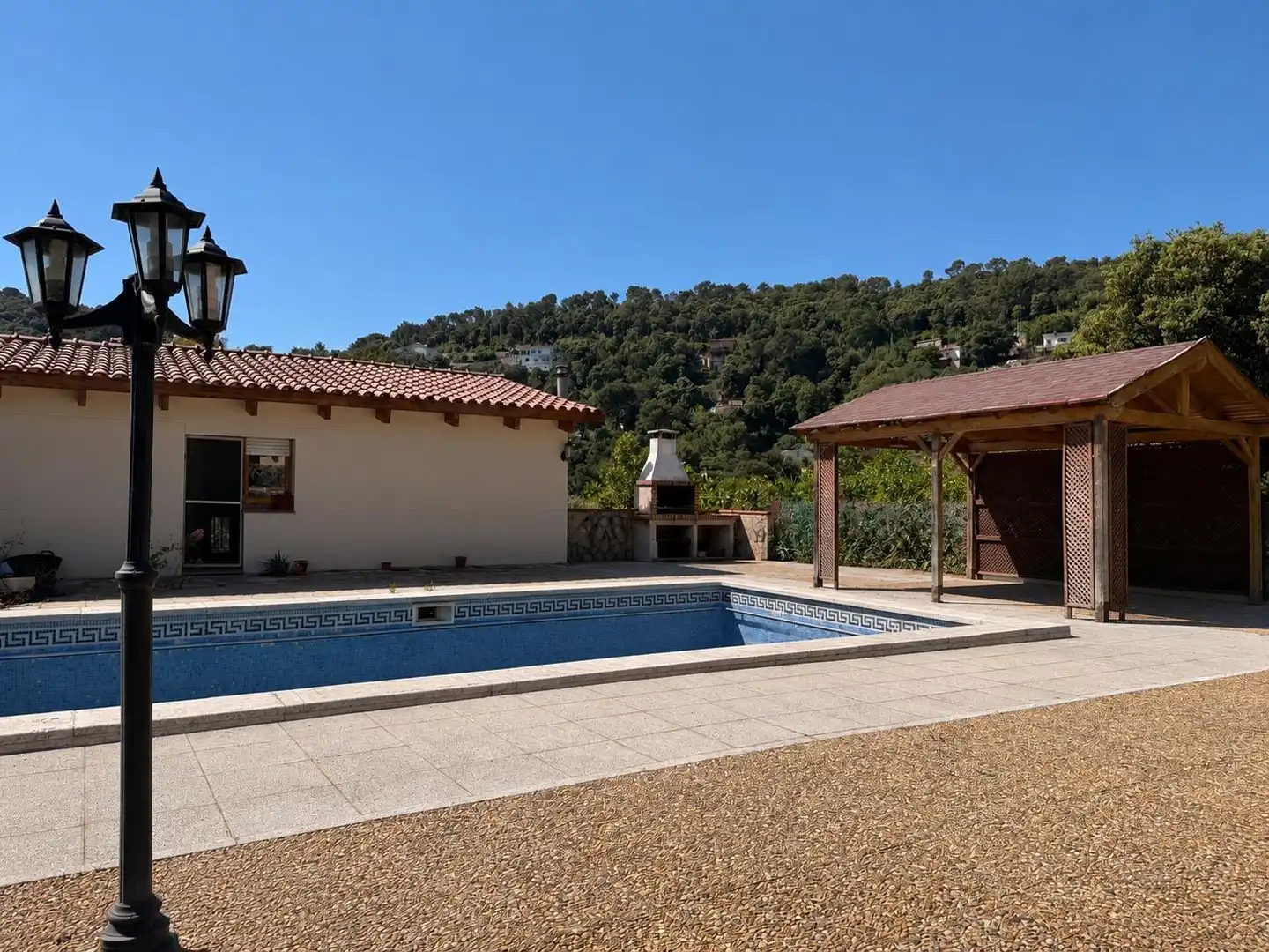 Piscina de Casa o xalet en venda en Bigues i Riells del Fai amb Calefacció, Jardí privat i Terrassa