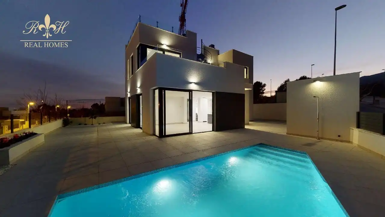 Vista exterior de Casa o chalet en venta en Polop con Aire acondicionado, Calefacción y Trastero