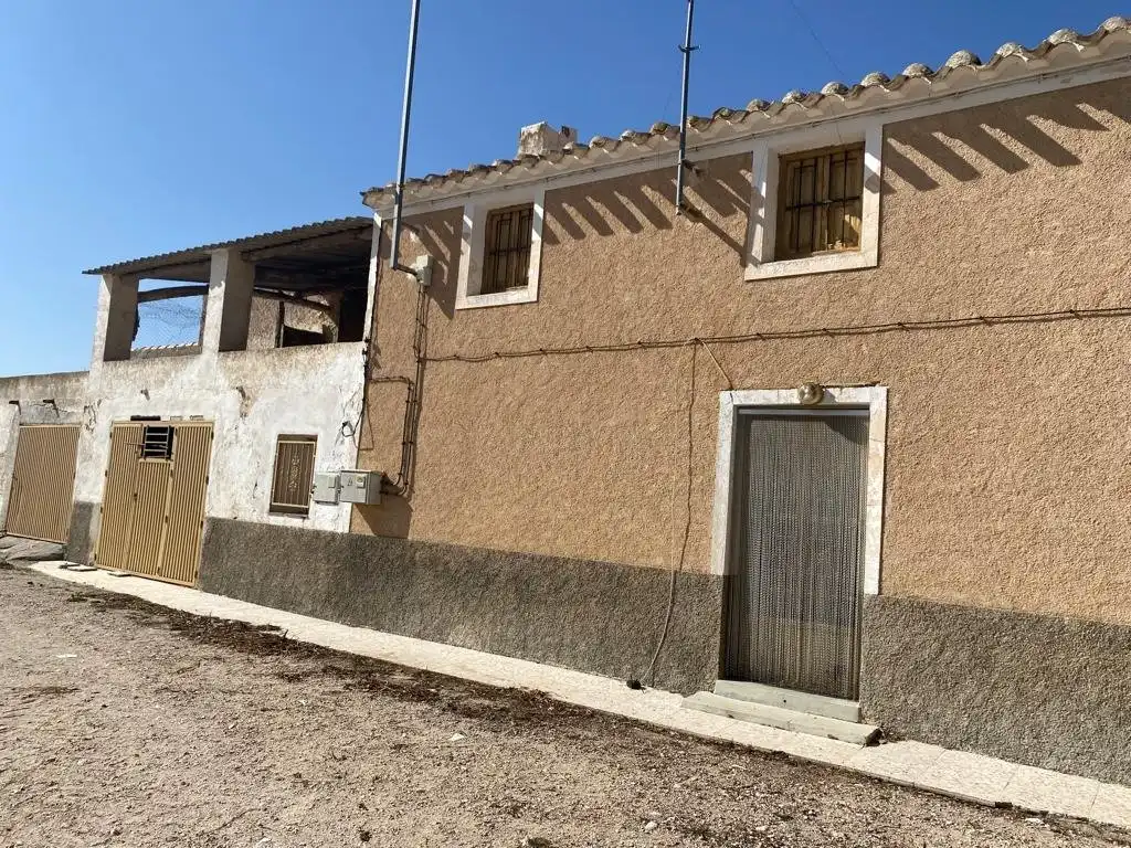 Vista exterior de Finca rústica en venta en Lorca con Terraza