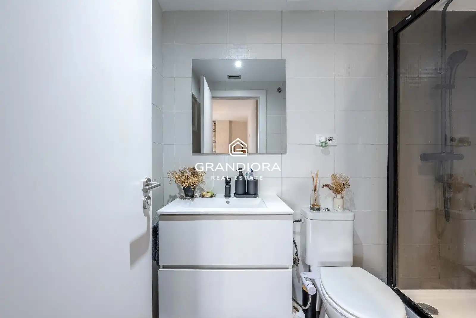 Badezimmer von Wohnung zur Miete in Sant Andreu de Llavaneres mit Klimaanlage, Terrasse und Schwimmbad