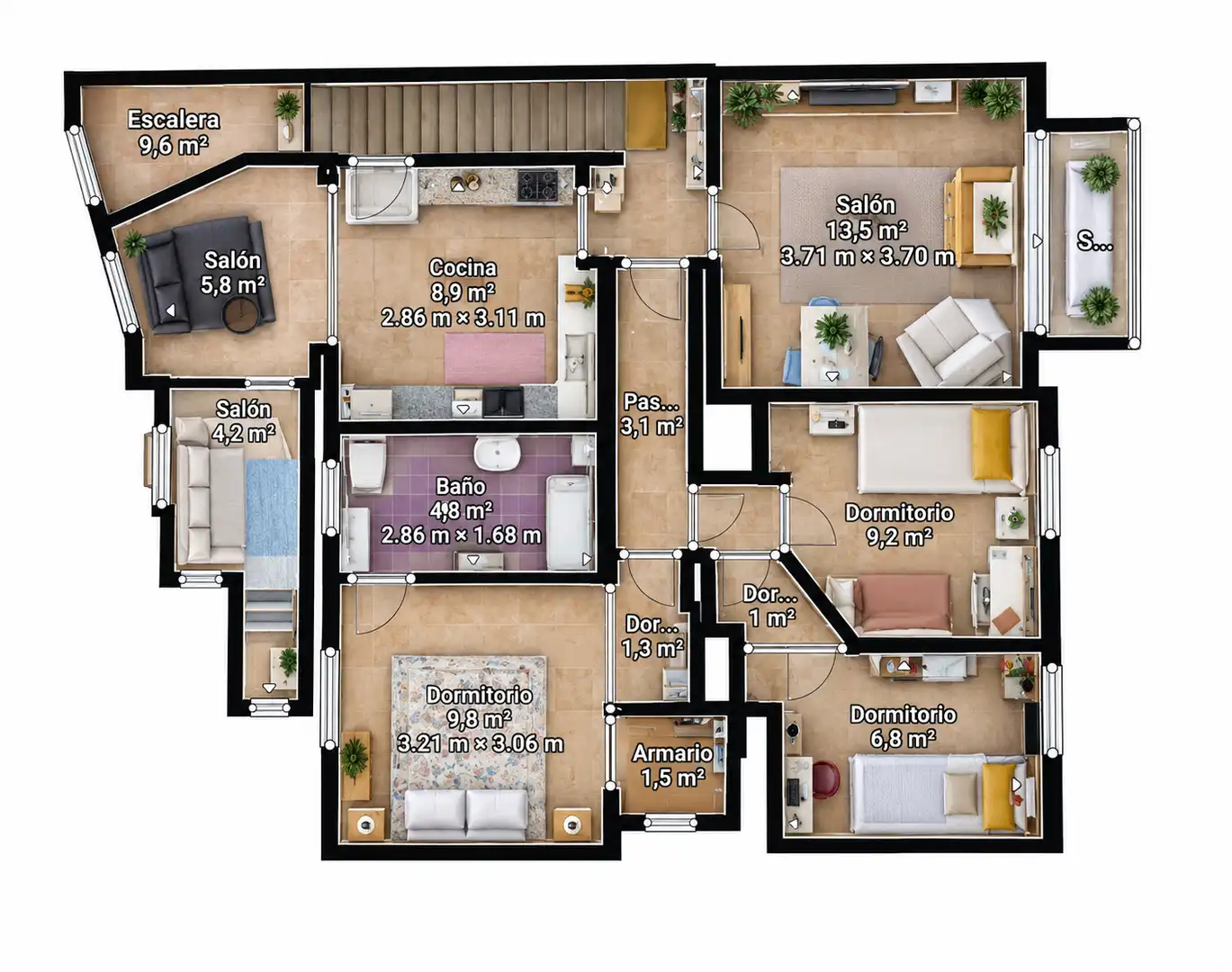 Terraced house with terrace for sale in Avenida de la Constitución, imagen 47