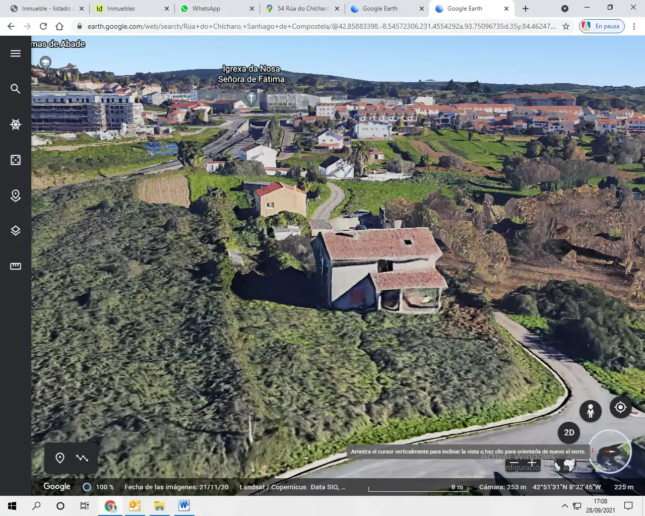 Casa o chalet en venta en Santiago de Compostela  con Jardín privado
