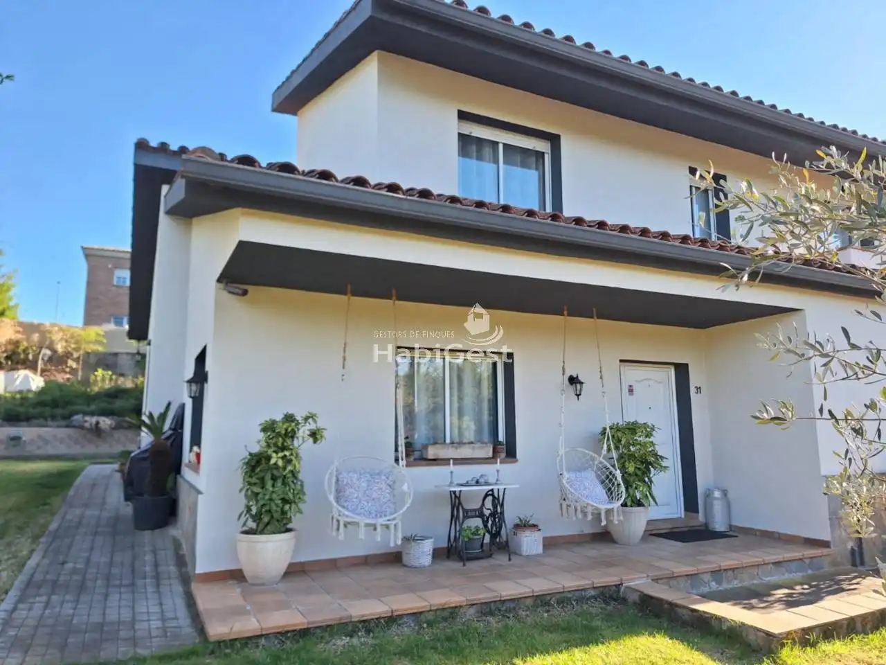 Vista exterior de Casa o chalet en venta en Vilobí d'Onyar con Aire acondicionado, Calefacción y Jardín privado