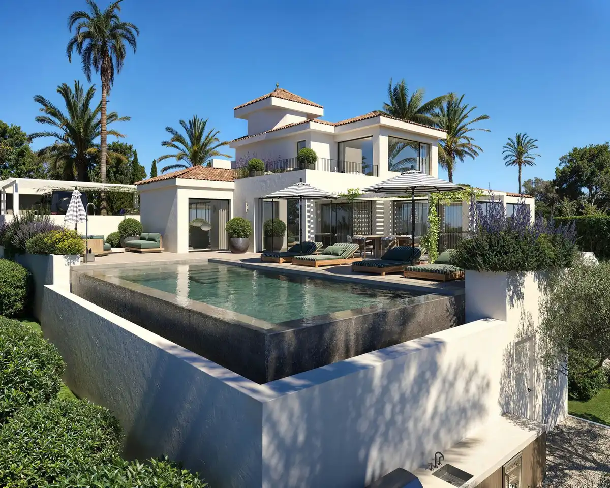 Chalet con piscina en venta en Nueva Andalucía