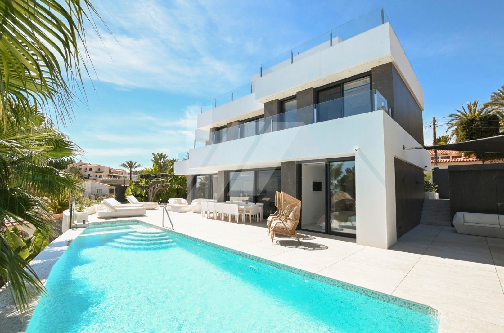 Exterior view of House or chalet for sale in Calpe / Calp  with Air Conditioner, Heating and Private garden