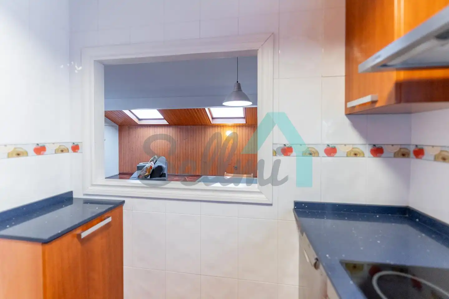 Küche von Wohnung zur Miete in Oviedo  mit Heizung, Parkett und Möbliert