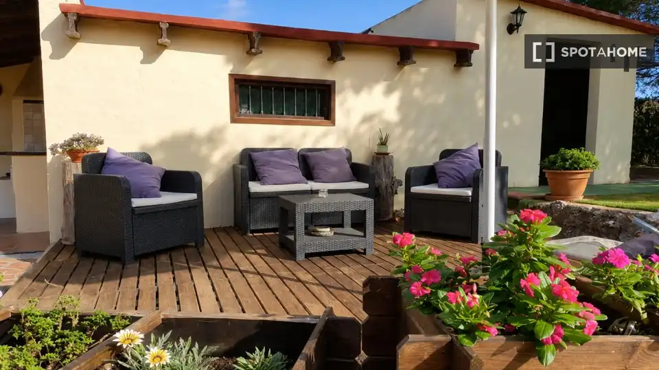 Terrace of Flat for rent in Riba-roja de Túria  with Air Conditioner, Heating and Furnished