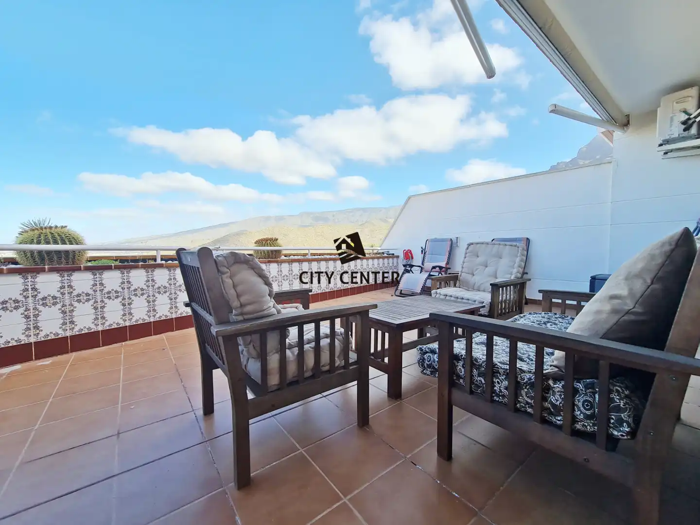 Terrasse von Wohnung zur Miete in Adeje mit Klimaanlage, Terrasse und Möbliert