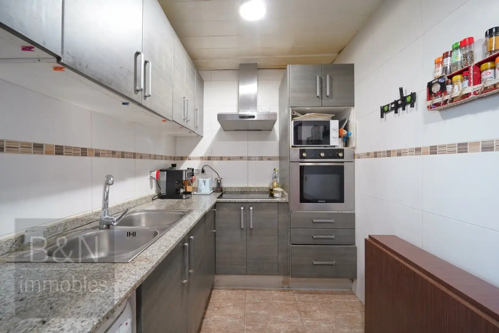 Cocina de Ático en venta en Terrassa con Terraza