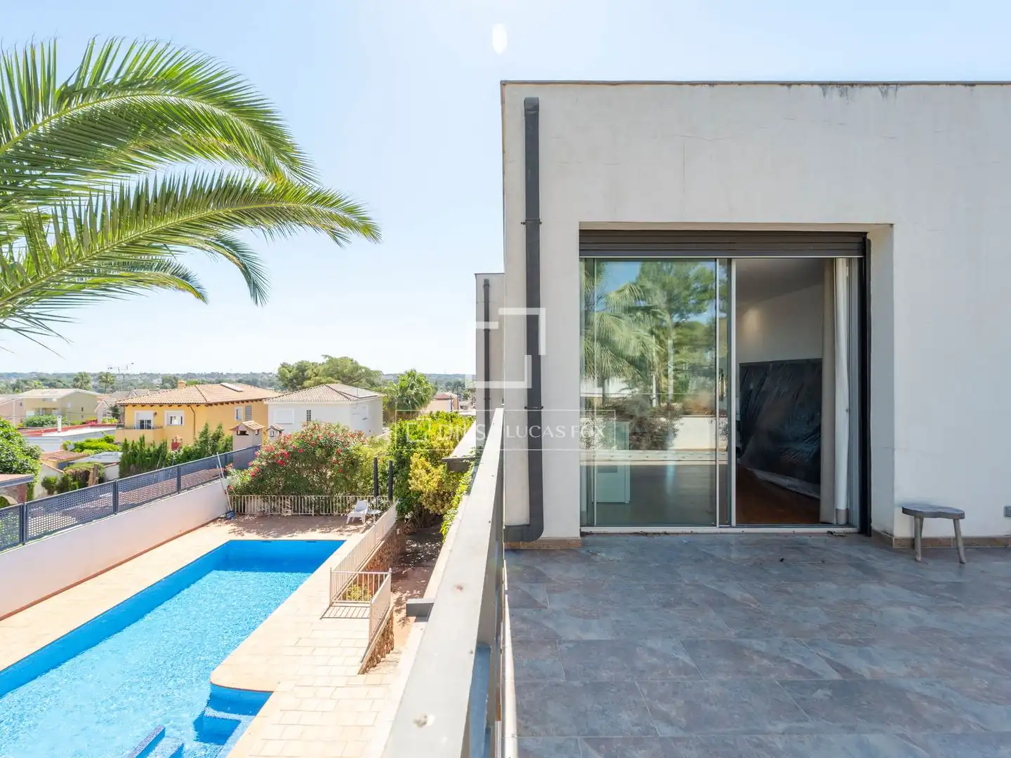 Terraza de Casa o chalet en venta en Riba-roja de Túria con Aire acondicionado, Jardín privado y Terraza
