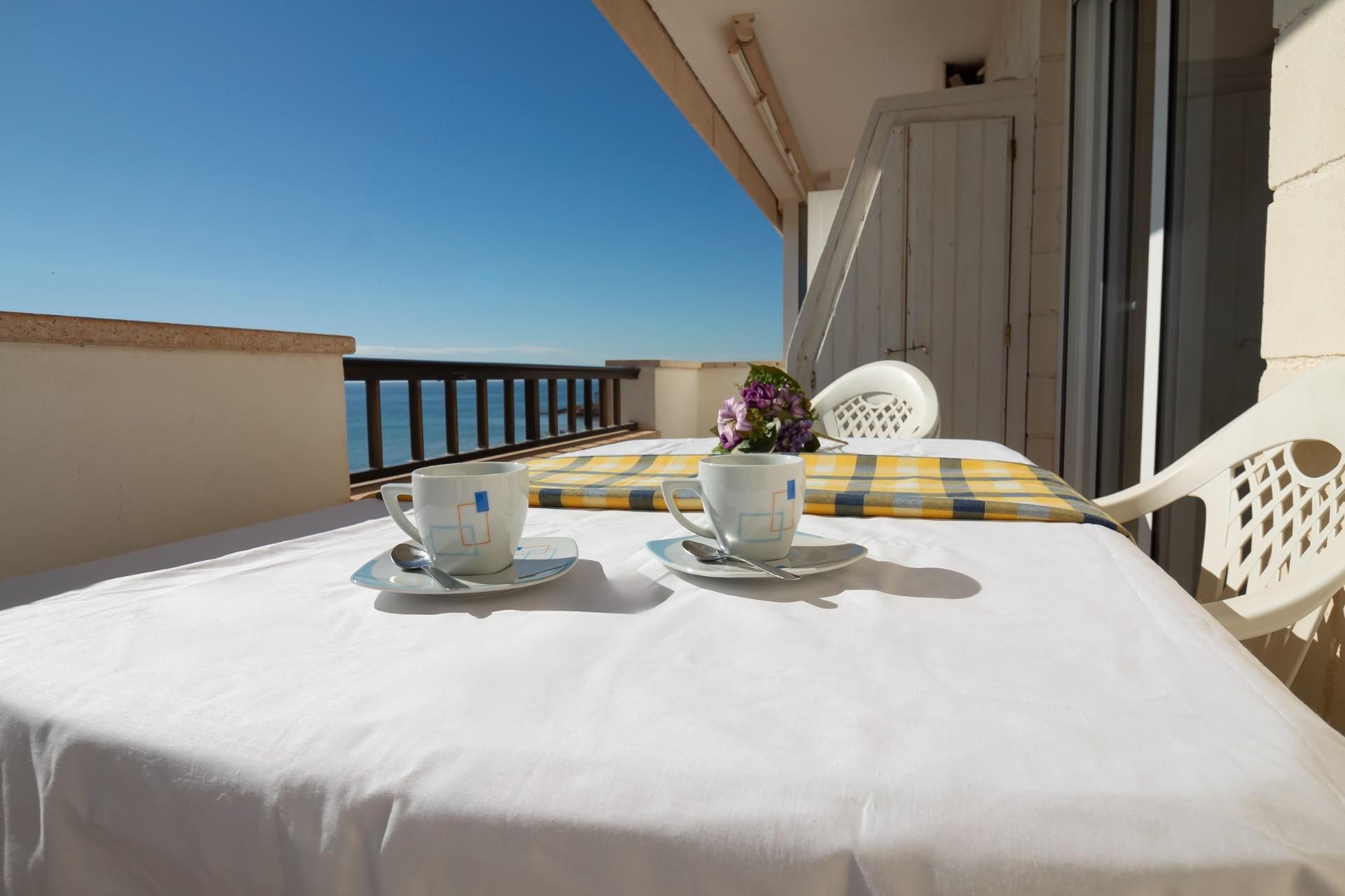 Balcony of Apartment for sale in Pilar de la Horadada  with Air Conditioner, Heating and Private garden