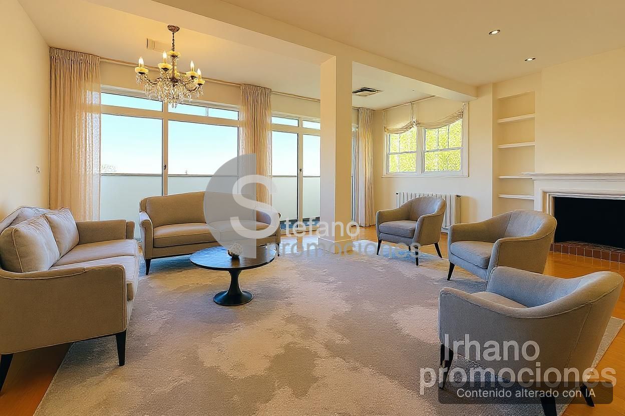 Sala d'estar de Àtic de lloguer en Málaga Capital amb Aire condicionat, Calefacció i Parquet