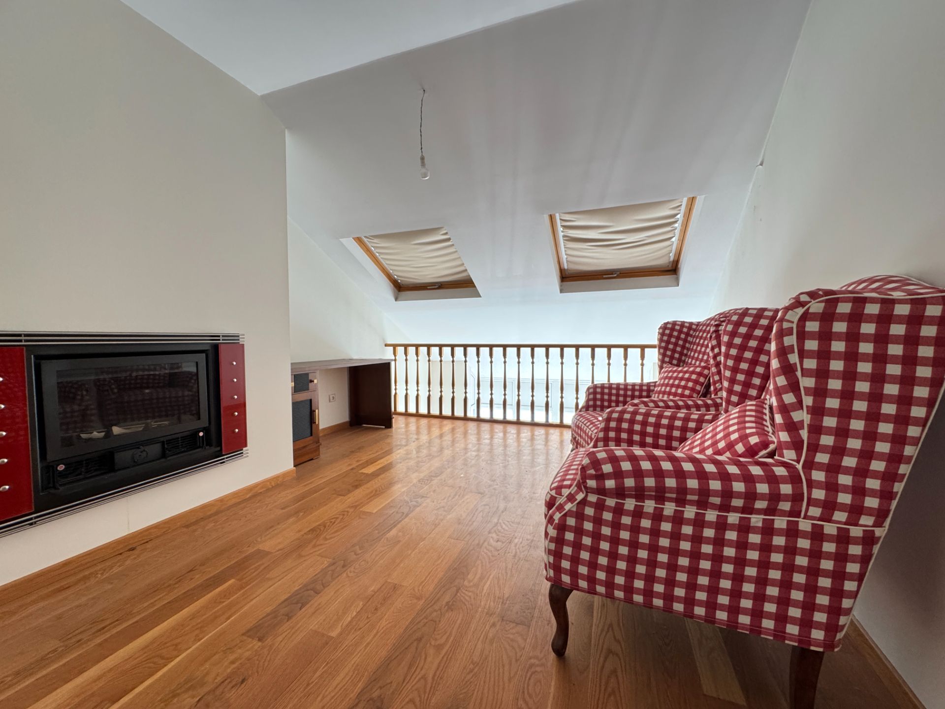 Sala d'estar de Casa adosada en venda en A Coruña Capital 